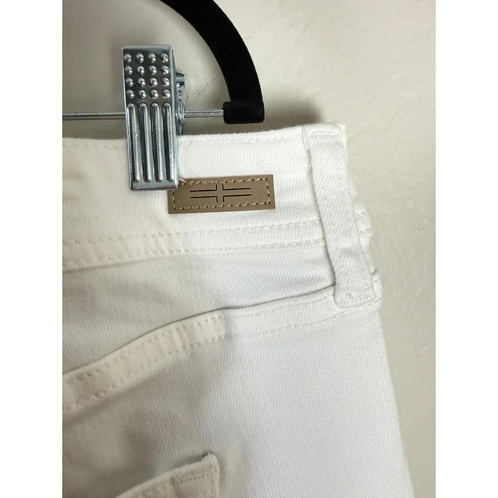 NWT Liverpool Los Angeles‎ Eco The Keeper Boyfriend Jeans Plus White Stretch 14W
